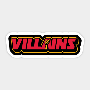 Villains Sticker